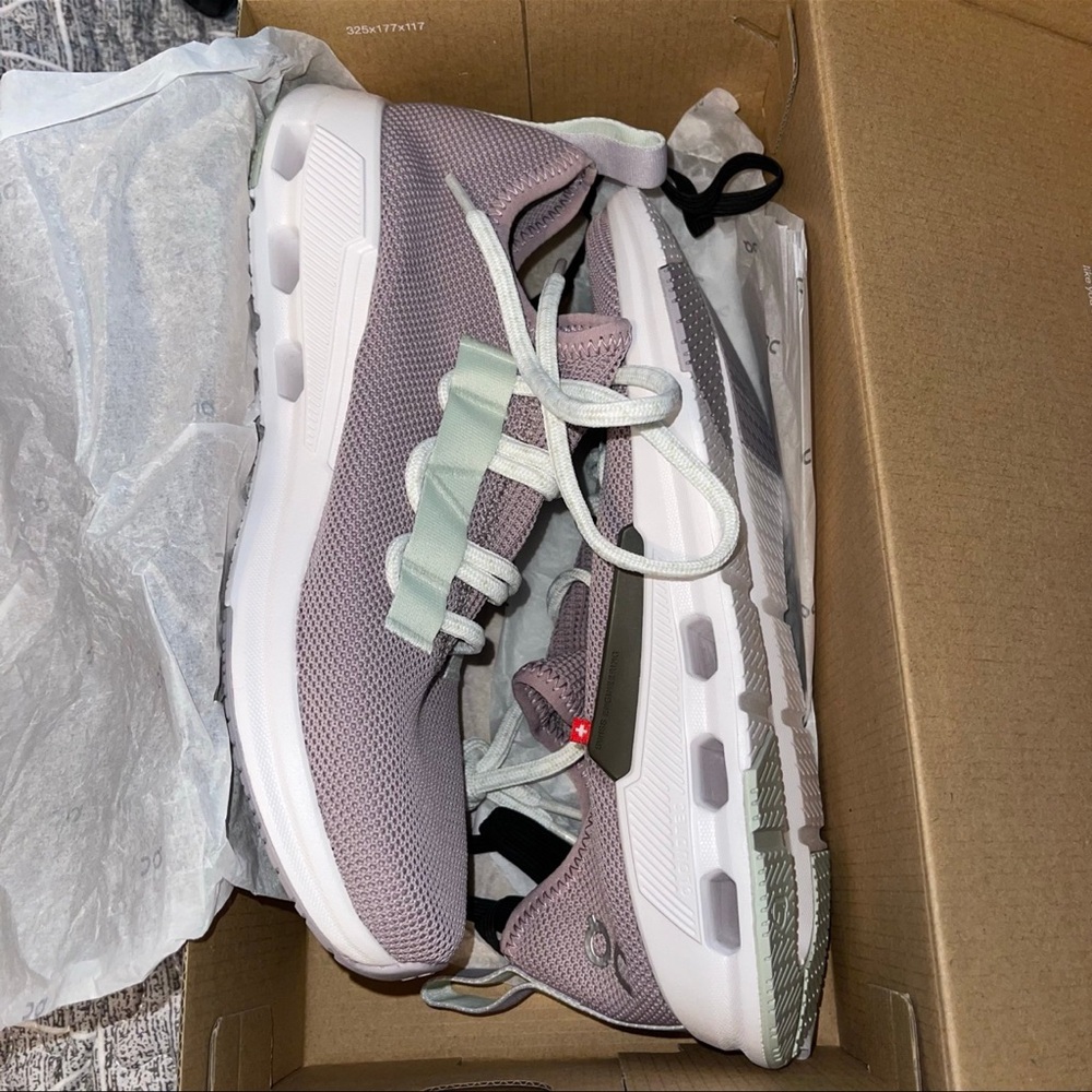 On cloud shoes